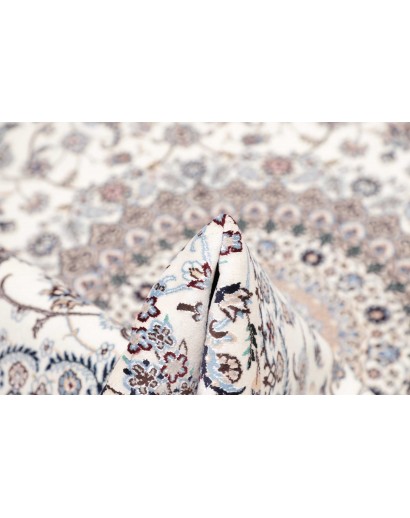 Tappeto Nain 6La Persia bianco blu 250x250