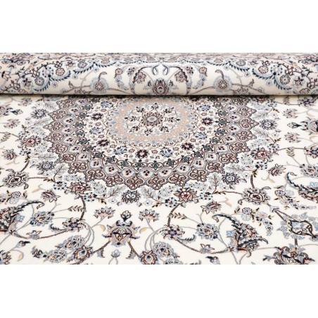 Tappeto Nain 6La Persia bianco blu 250x250