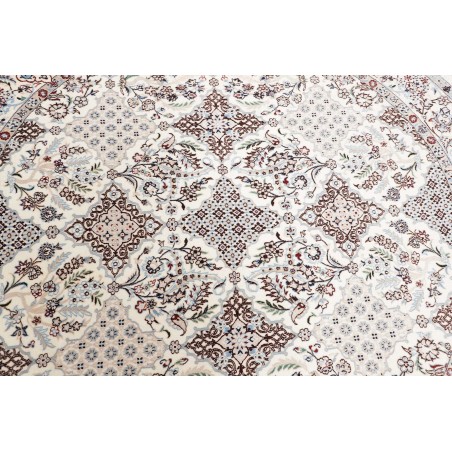 Tappeto Nain 6La Persia bianco blu 194x205