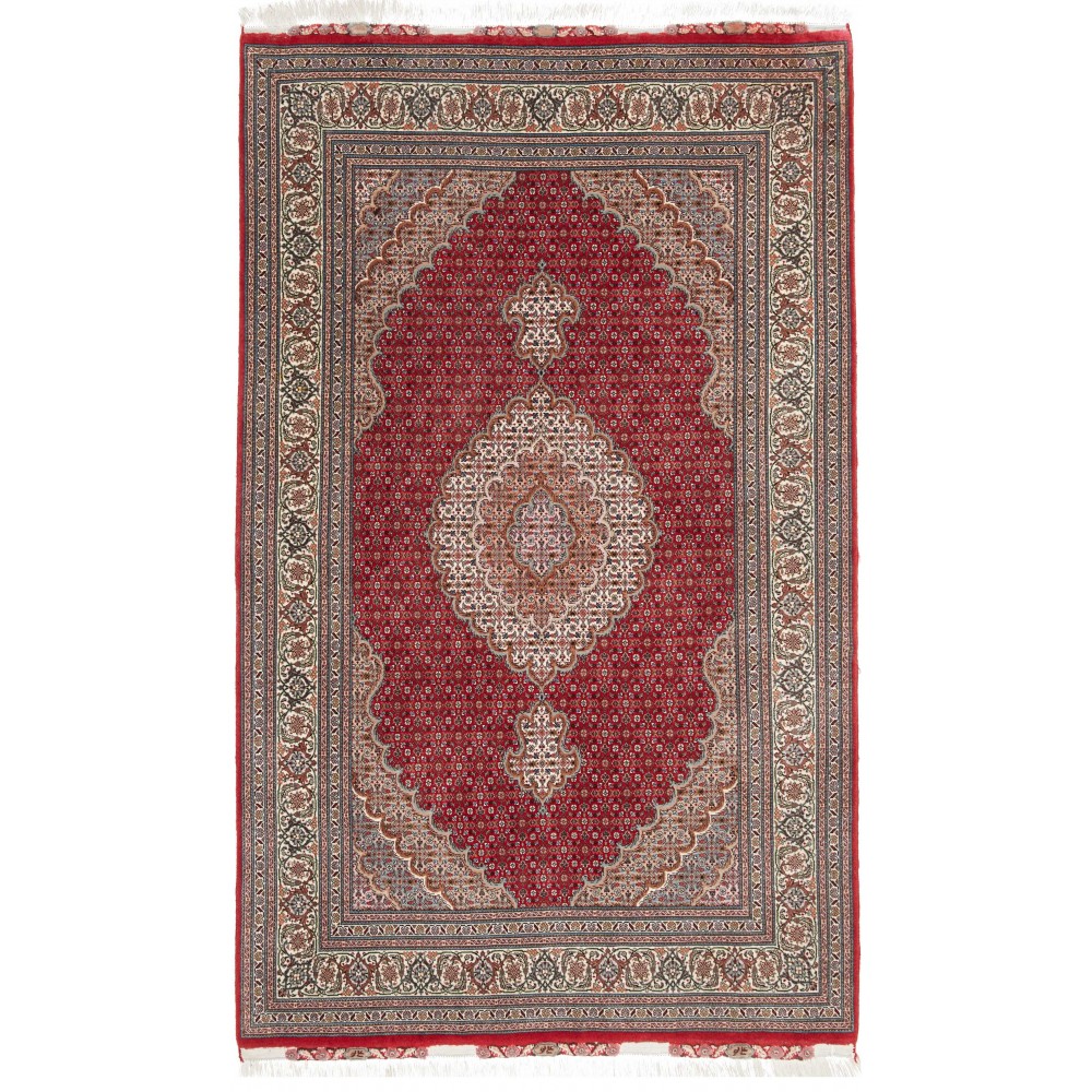 Tappeto Tabriz 50 Raj Mahi Persia azzurro bianco 120x200