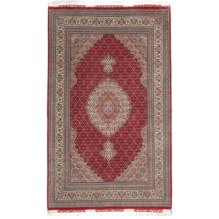 Tappeto Tabriz 50 Raj Mahi Persia azzurro bianco 120x200