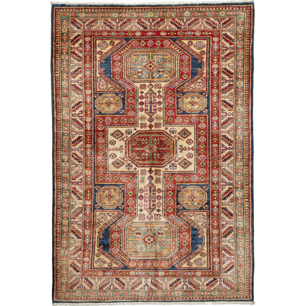 Tappeto Kazak Fine Pakistan marrone 118x178 Tappeto Kazak Fine Pakistan marrone 118x178