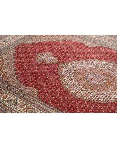 Tappeto Tabriz 50 Raj Mahi Persia azzurro bianco 120x200