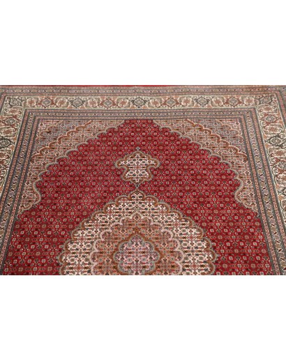 Tappeto Tabriz 50 Raj Mahi Persia azzurro bianco 120x200
