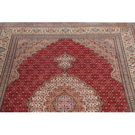 Tappeto Tabriz 50 Raj Mahi Persia azzurro bianco 120x200