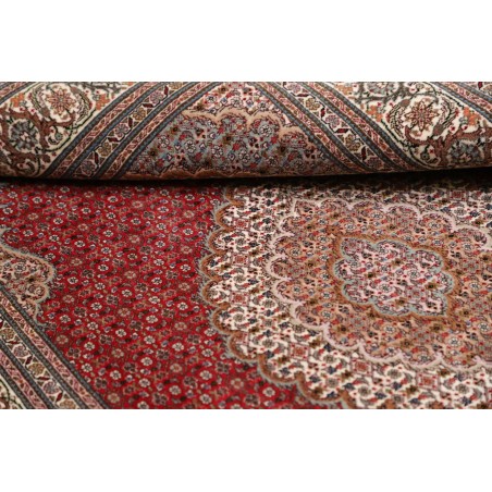 Tappeto Tabriz 50 Raj Mahi Persia azzurro bianco 120x200