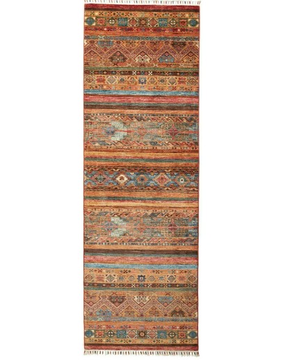 Tappeto Samarkand Pakistan rosso 82x248