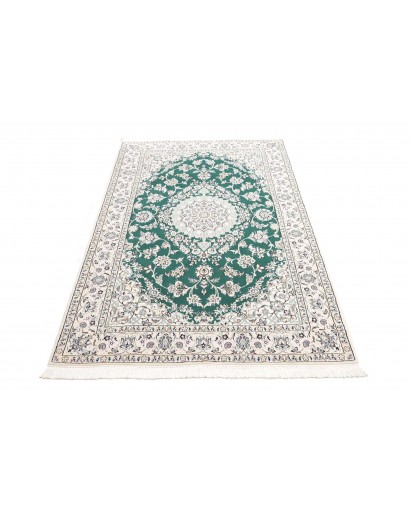 Tappeto Nain 9La Persia bianco grigio 130x202