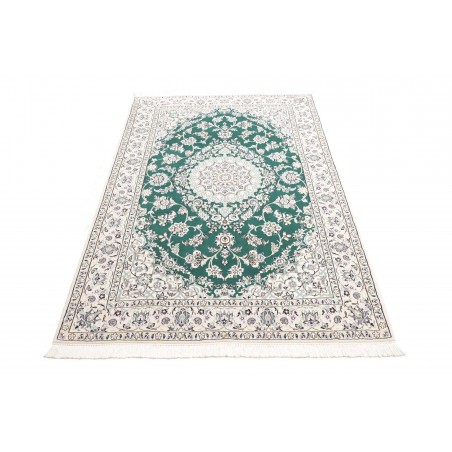 Tappeto Nain 9La Persia bianco grigio 130x202