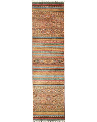 Tappeto Samarkand Pakistan marrone arancione 81x306
