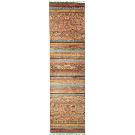 Tappeto Samarkand Pakistan marrone arancione 81x306