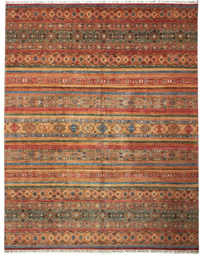 Tappeto Samarkand Pakistan marrone giallo 250x313