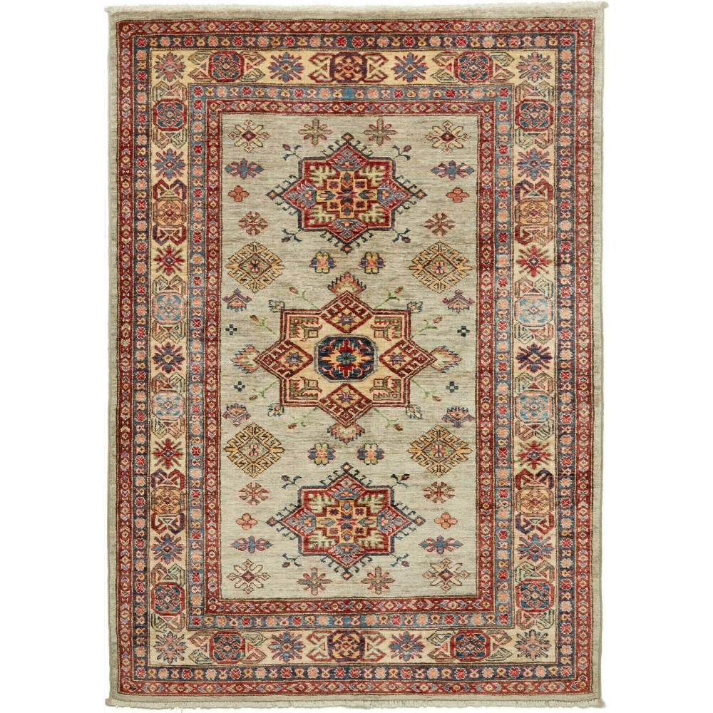 Tappeto Kazak Fine Pakistan marrone 123x171 Tappeto Kazak Fine Pakistan marrone 123x171