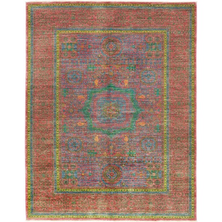 Tappeto Mamlouk Pakistan bianco azzurro 178x231