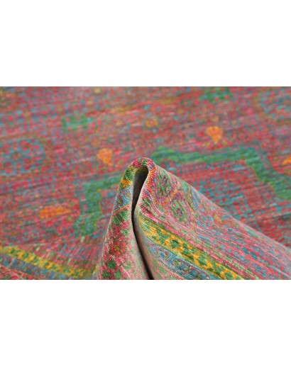 Tappeto Mamlouk Pakistan bianco azzurro 178x231