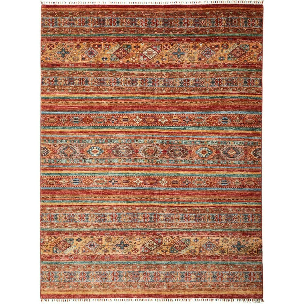 Tappeto Samarkand Pakistan rosso marrone 210x280 Tappeto Samarkand Pakistan rosso marrone 210x280
