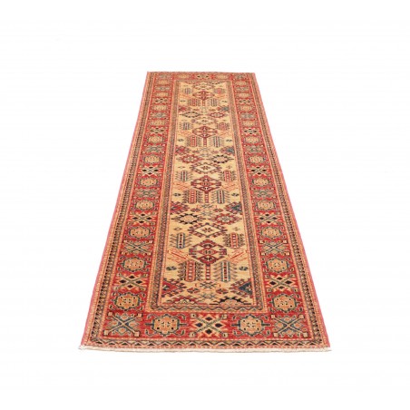 Tappeto Kazak Fine Pakistan arancione grigio 76x244