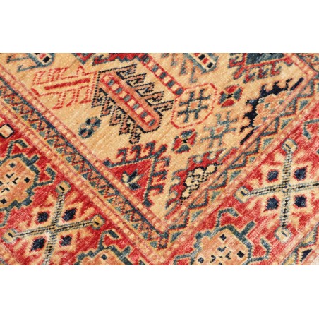 Tappeto Kazak Fine Pakistan arancione grigio 76x244