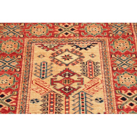 Tappeto Kazak Fine Pakistan arancione grigio 76x244