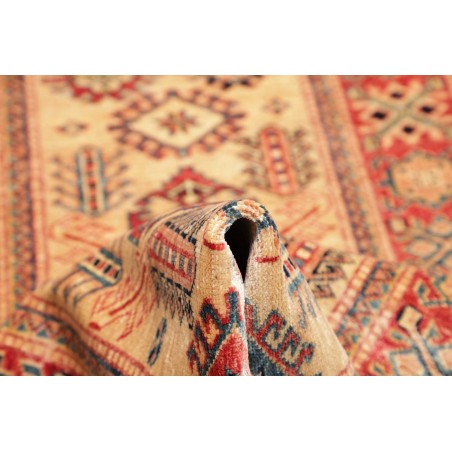 Tappeto Kazak Fine Pakistan arancione grigio 76x244