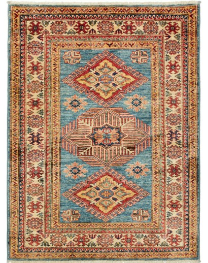 Tappeto Kazak Fine Pakistan marrone arancione 100x134