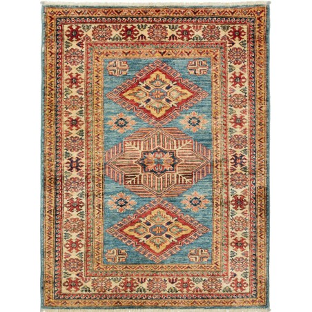 Tappeto Kazak Fine Pakistan marrone arancione 100x134
