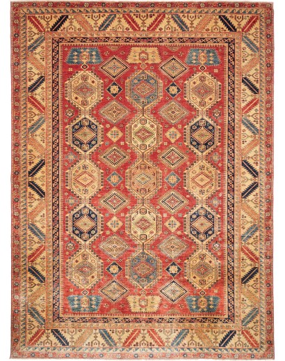 Tappeto Kazak Fine Pakistan arancione 267x362