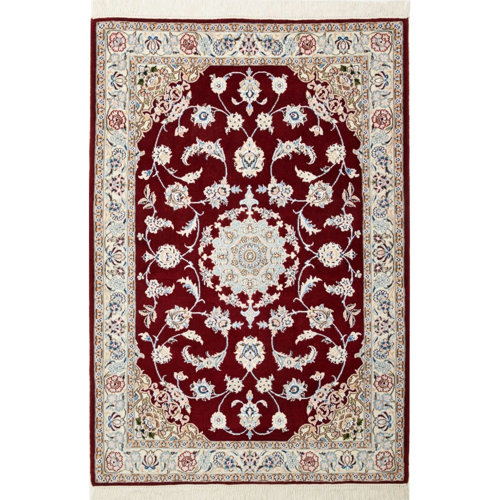Tappeto Nain 9La Persia beige marrone 105x150 Tappeto Nain 9La Persia beige marrone 105x150