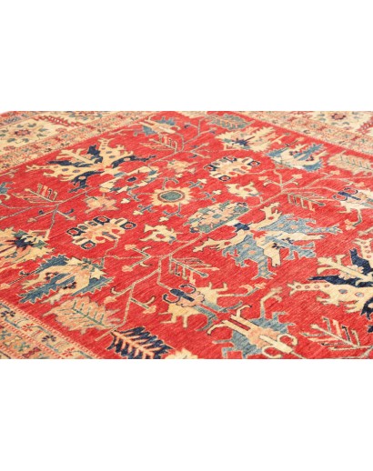 Tappeto Kazak Fine Pakistan marrone grigio 251x303