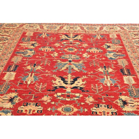 Tappeto Kazak Fine Pakistan marrone grigio 251x303