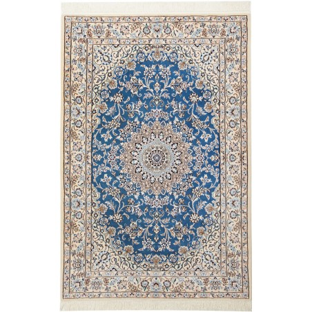 Tappeto Nain 9La Persia bianco blu 101x155