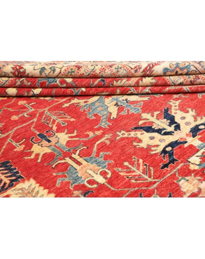 Tappeto Kazak Fine Pakistan marrone grigio 251x303