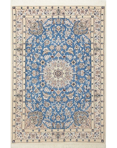 Tappeto Nain 9La Persia bianco grigio 106x153