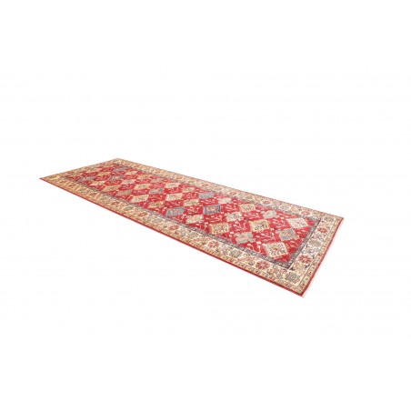 Tappeto Kazak Fine Pakistan marrone grigio 154x389