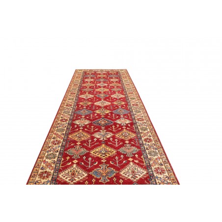 Tappeto Kazak Fine Pakistan marrone grigio 154x389