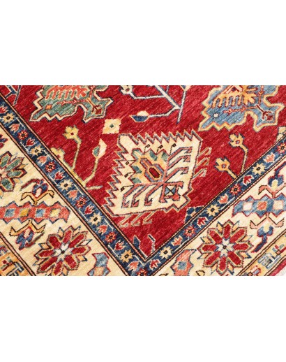 Tappeto Kazak Fine Pakistan marrone grigio 154x389