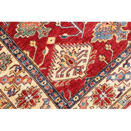 Tappeto Kazak Fine Pakistan marrone grigio 154x389