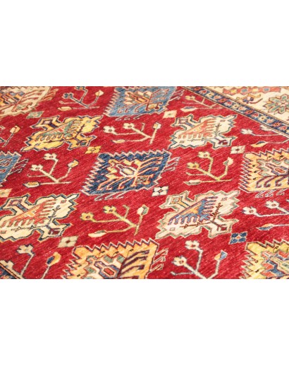 Tappeto Kazak Fine Pakistan marrone grigio 154x389