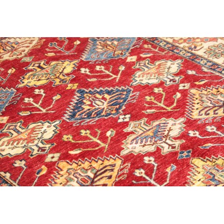 Tappeto Kazak Fine Pakistan marrone grigio 154x389