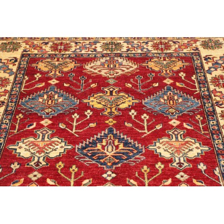 Tappeto Kazak Fine Pakistan marrone grigio 154x389