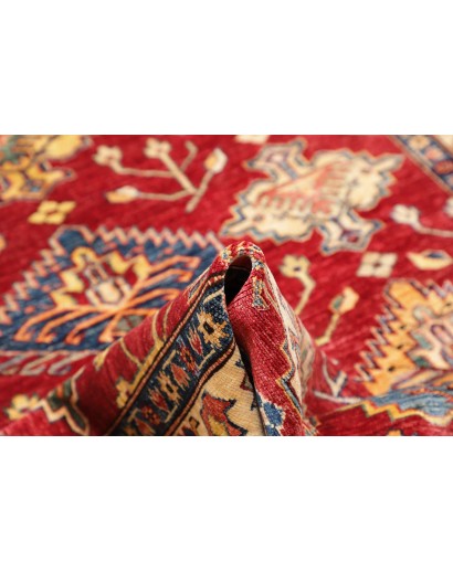 Tappeto Kazak Fine Pakistan marrone grigio 154x389