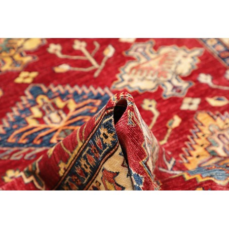 Tappeto Kazak Fine Pakistan marrone grigio 154x389