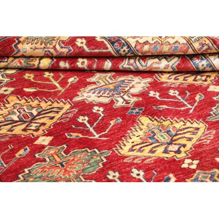 Tappeto Kazak Fine Pakistan marrone grigio 154x389