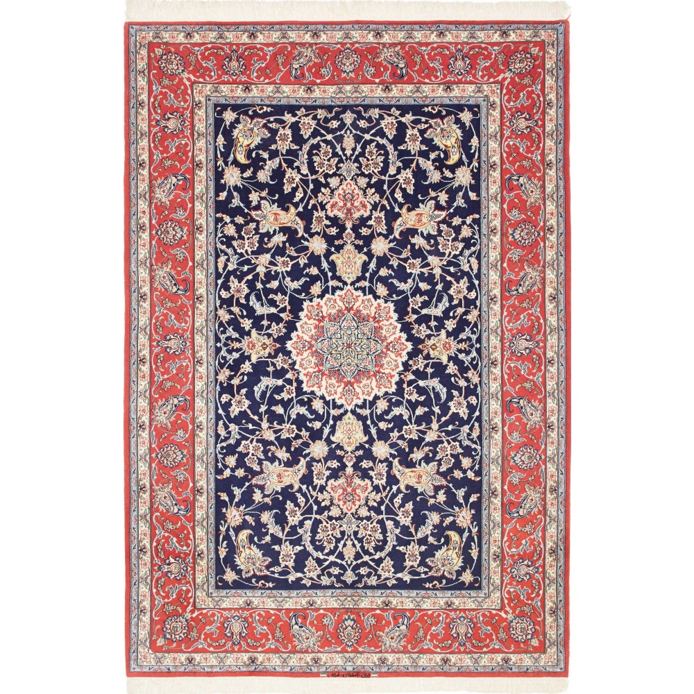 Tappeto Isfahan Persia grigio marrone 157x232