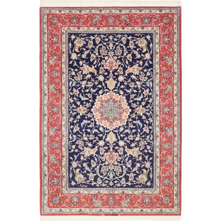 Tappeto Isfahan Persia grigio marrone 157x232
