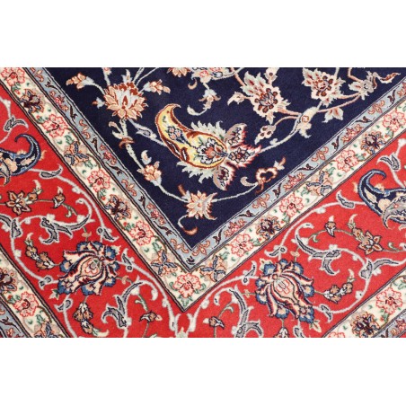 Tappeto Isfahan Persia grigio marrone 157x232