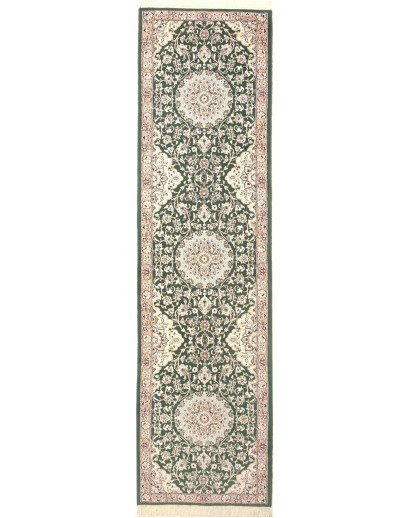 Tappeto Nain 9La Persia bianco azzurro 80x303
