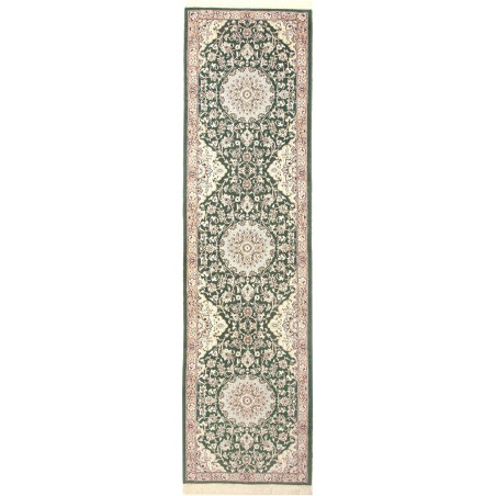 Tappeto Nain 9La Persia bianco azzurro 80x303