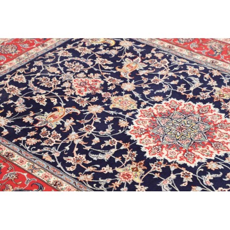 Tappeto Isfahan Persia grigio marrone 157x232