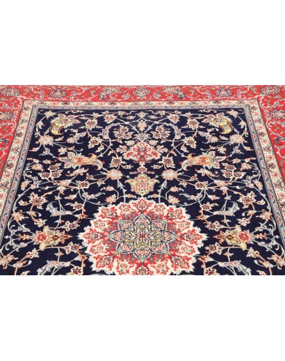 Tappeto Isfahan Persia grigio marrone 157x232